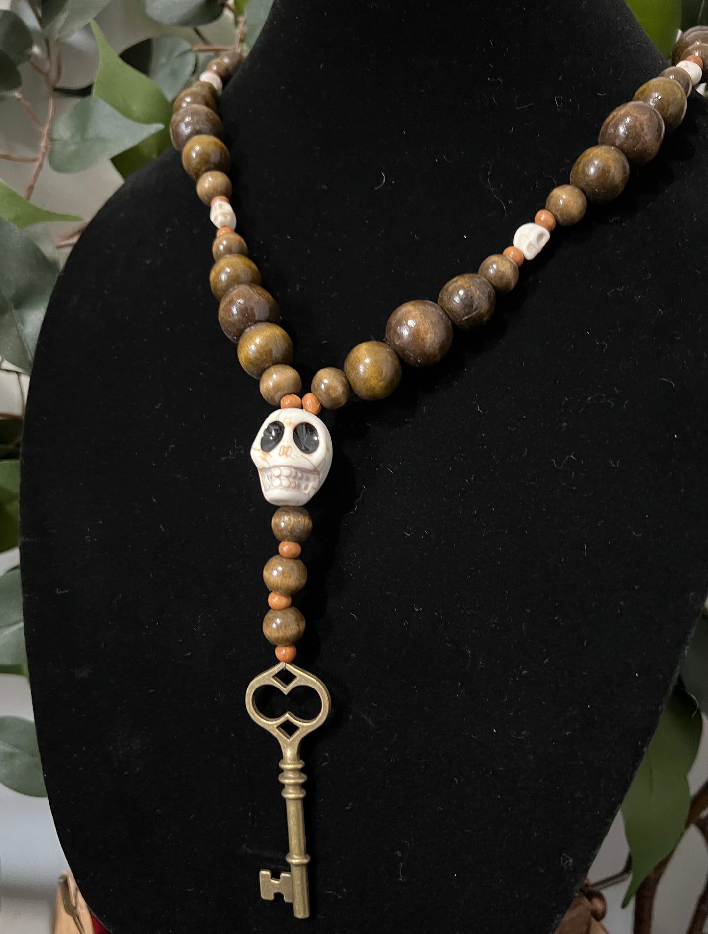 Skull Beaded Necklace