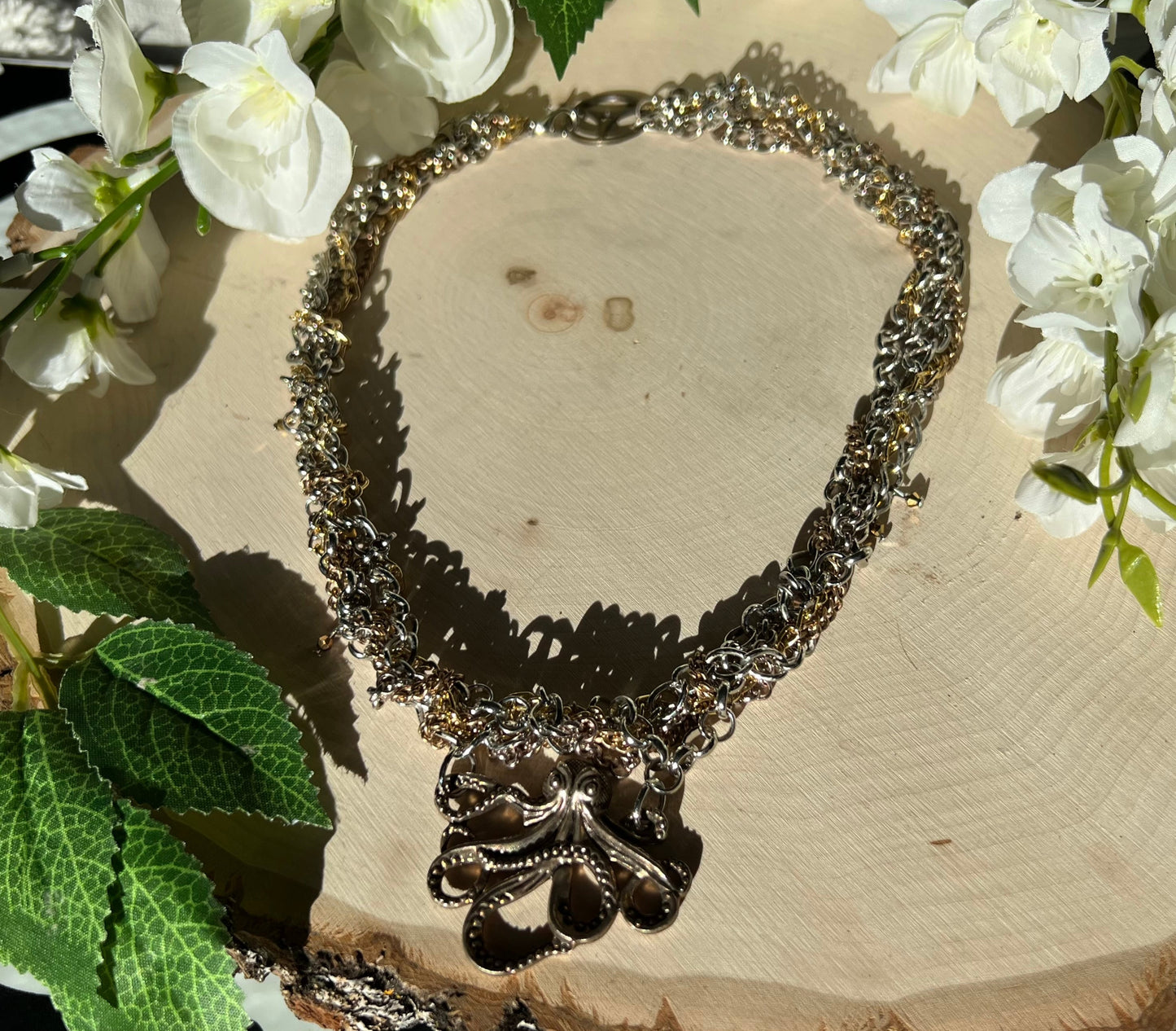 Knotted Up Octopus Necklace