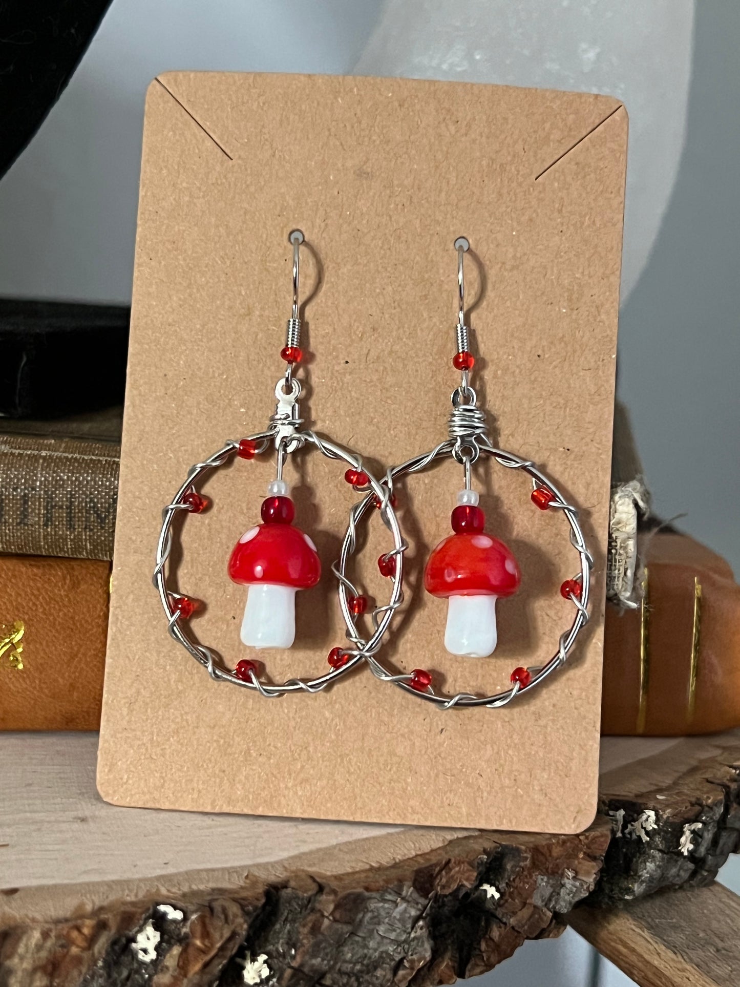Mushroom Earrings